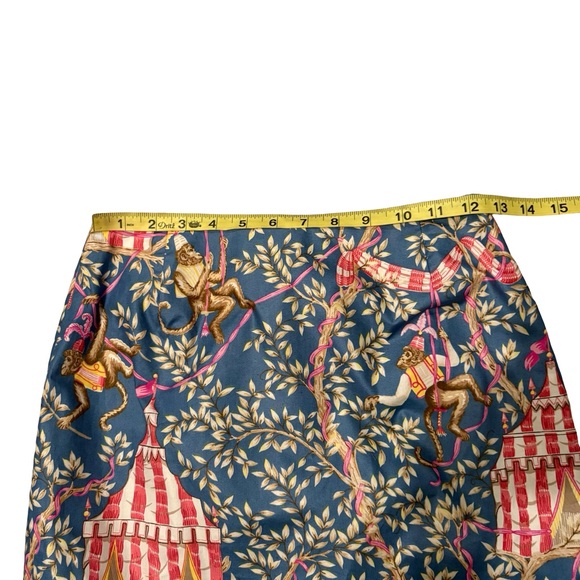 NWT, Rare/Unique Vintage Judy Lee Cole Swinging Monkey Pencil Skirt, Sz 4 - Picture 6 of 12
